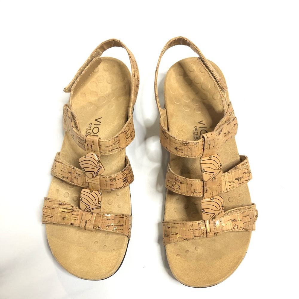 Vionic Amber Orthaheel Ankle Strap Sandals Sz 8-9